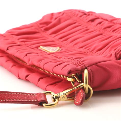 prada tessuto nylon bag pink|Prada tessuto gaufre nylon bag.